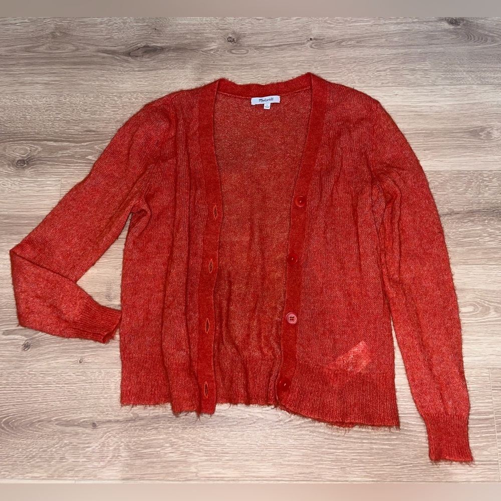 Madewell alpaca wool cardigan